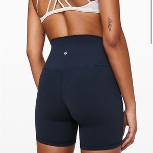 lulu lemon 6” align biker shorts